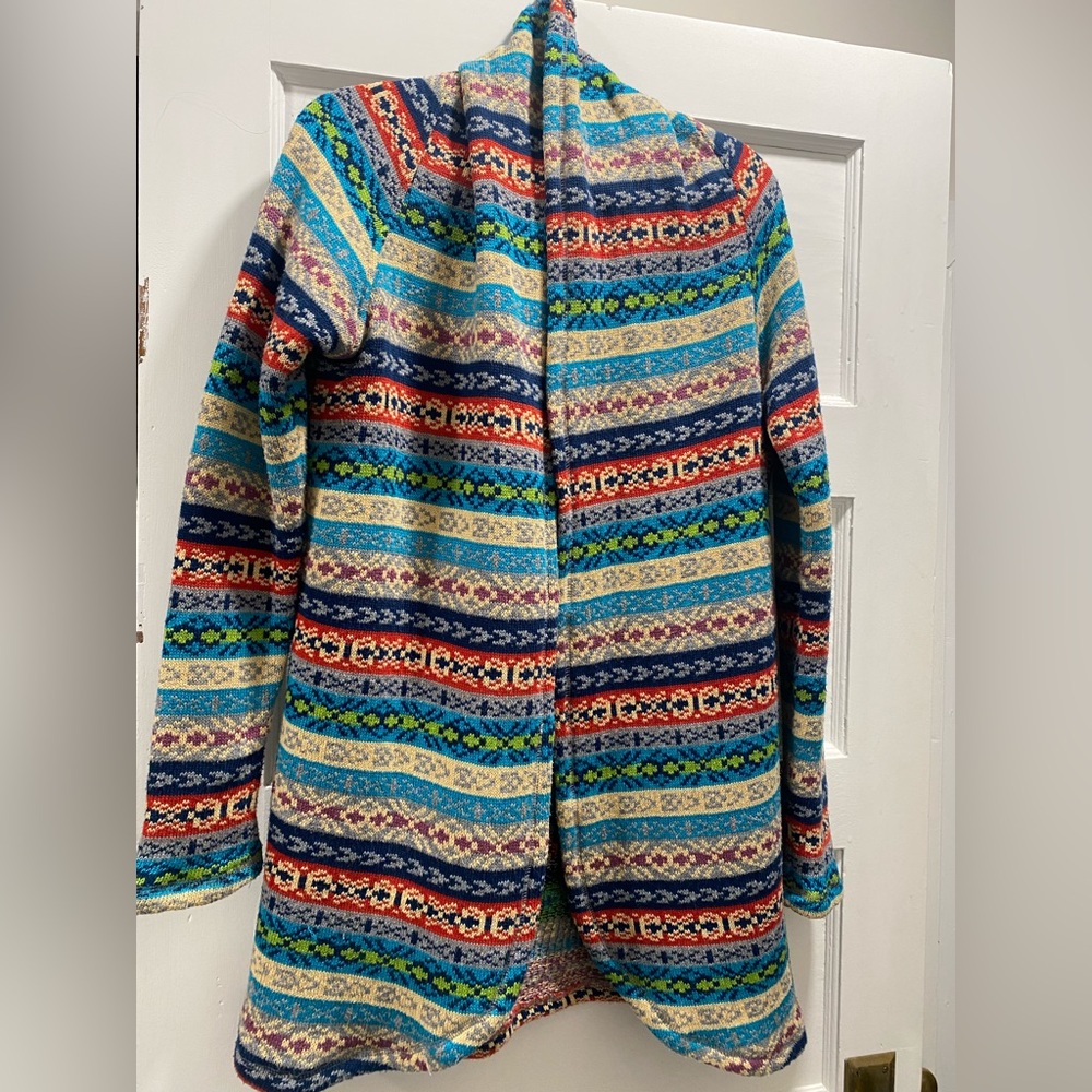 Multicolor Patterned Women's Sweater - image 2